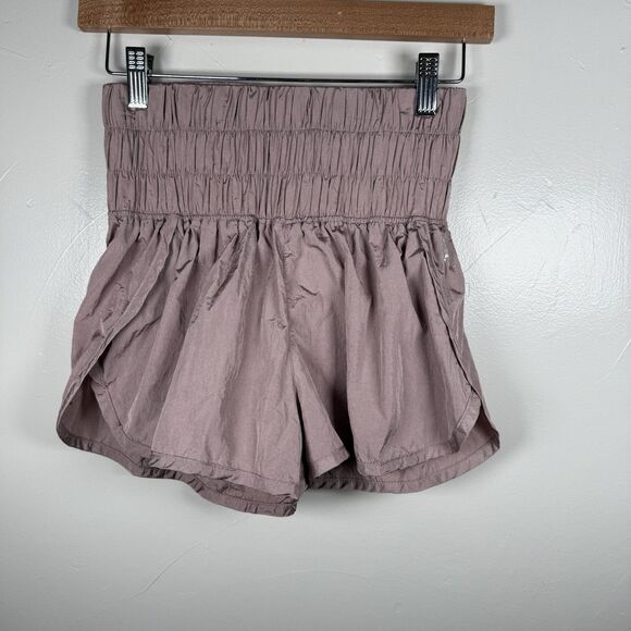 Free People Movement The Way Home Shorts Light Mauve Size Small Workout Gym - Picture 1 of 15